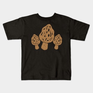 Morel Mushrooms Kids T-Shirt